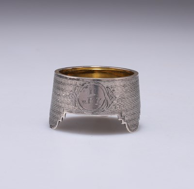 Lot 199 - A RUSSIAN SILVER SALT