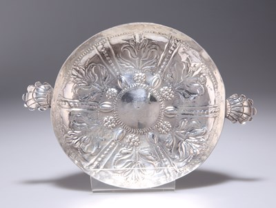 Lot 228 - A CHARLES II SILVER SWEETMEAT DISH