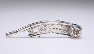Lot 229 - A VICTORIAN SILVER BOSUN'S WHISTLE