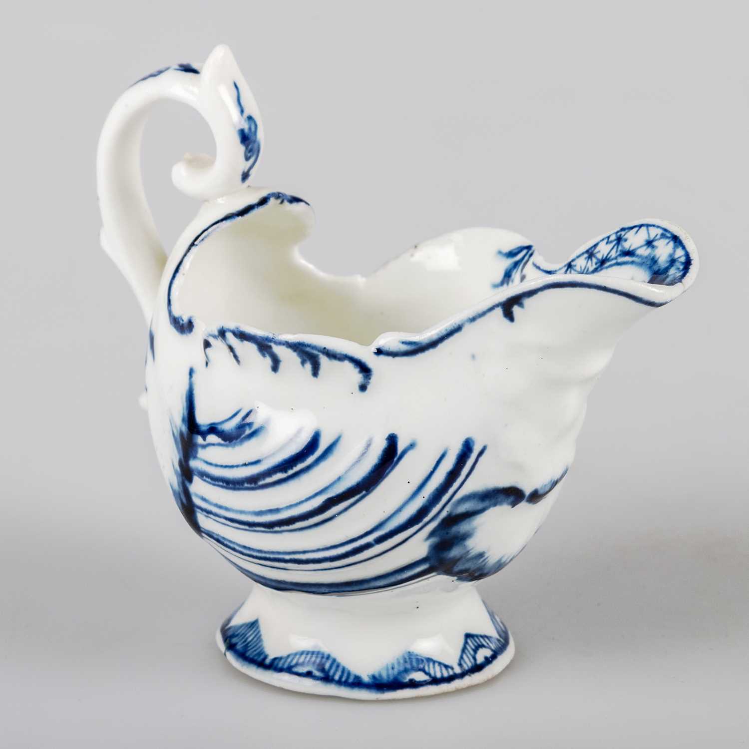 Lot 53 - A DERBY 'DOLPHIN EWER' CREAMER, CIRCA 1765