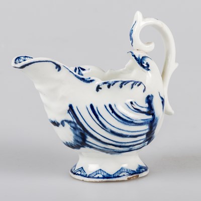 Lot 53 - A DERBY 'DOLPHIN EWER' CREAMER, CIRCA 1765