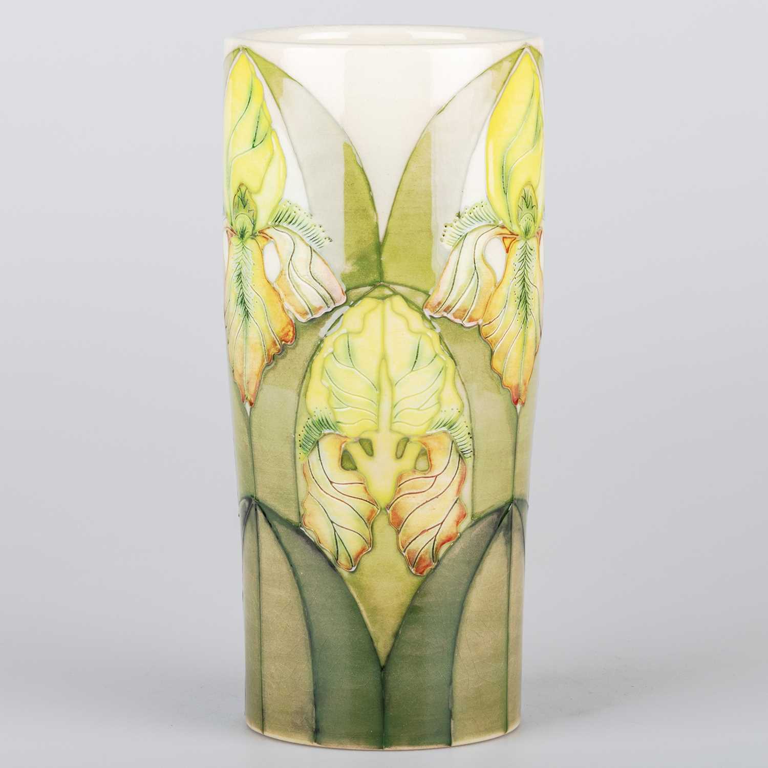 Lot 40 - SALLY TUFFIN FOR DENNIS CHINA WORKS, AN 'IRIS' PATTERN VASE