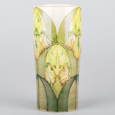 Lot 40 - SALLY TUFFIN FOR DENNIS CHINA WORKS, AN 'IRIS' PATTERN VASE
