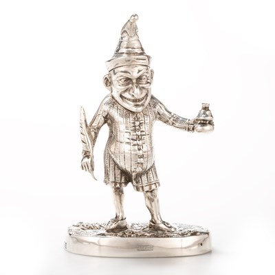 Lot 468 - A VICTORIAN NOVELTY 'PUNCH' TABLE LIGHTER
