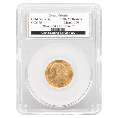 Lot 21 - EDWARD VII (1841-1910), SOVEREIGN