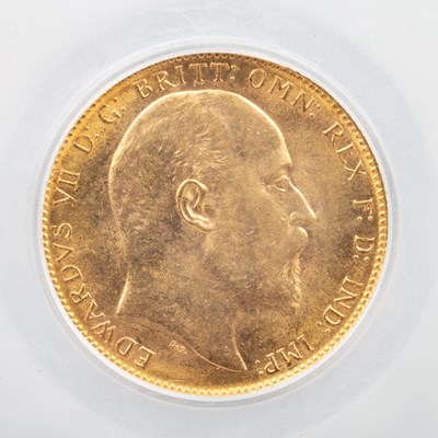 Lot 21 - EDWARD VII (1841-1910), SOVEREIGN