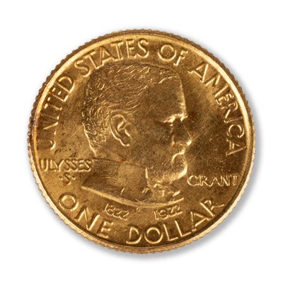Lot 22 - A 1922 GRANT GOLD DOLLAR