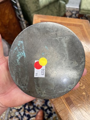 Lot 152 - A CHINESE ARCHAISTIC BRONZE CIRCULAR MIRROR, QING DYNASTY
