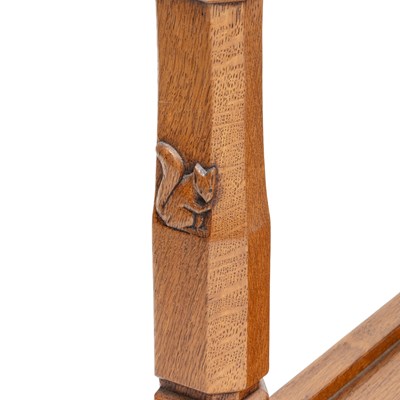 Lot 747 - WILF HUTCHINSON, A SQUIRRELMAN OAK SERVING TABLE, CIRCA 1960S/70S