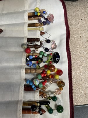 Lot 24 - A LARGE COLLECTION OF APPROXIMATELY 350 LACE BOBBINS