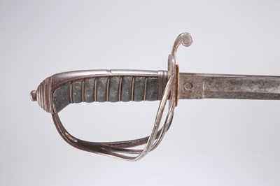 Lot 10 - A RARE 1847 PATTERN LIGHT CAVALRY SWORD OF THE 17TH LANCERS