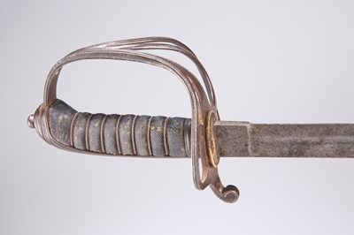 Lot 10 - A RARE 1847 PATTERN LIGHT CAVALRY SWORD OF THE 17TH LANCERS