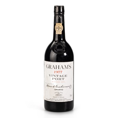 Lot 8 - GRAHAM'S 1977 VINTAGE PORT