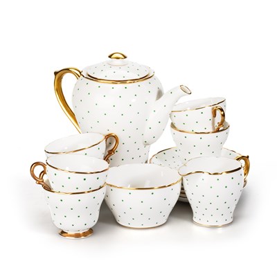 Lot 74 - A SHELLEY COFFEE SERVICE