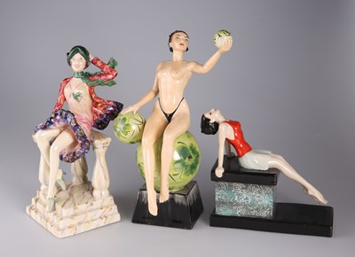 Lot 86 - A PEGGY DAVIES FIGURE OF A FEMALE NUDE