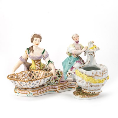 Lot 78 - A MEISSEN SWEETMEAT FIGURE