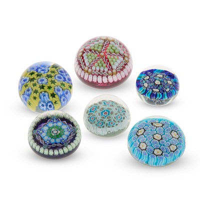 Lot 97 - SEVEN WEDGWOOD GREEN-GLAZED POTTERY FLOWERHEAD-MOULDED PLATES, LATE 19TH CENTURY