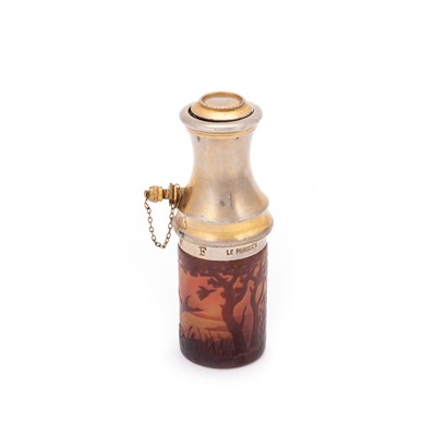 Lot 21 - A D'ARGENTAL CAMEO GLASS ATOMISER