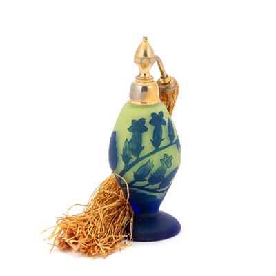 Lot 17 - A LOETZ CAMEO GLASS ATOMISER