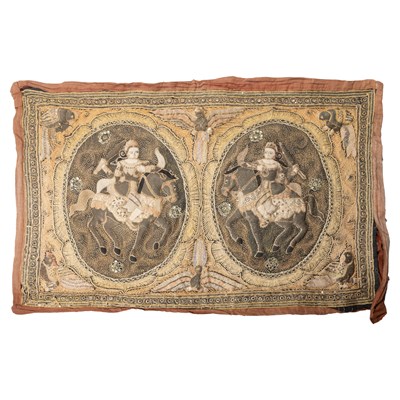 Lot 219 - TWO BURMESE WALL HANGINGS