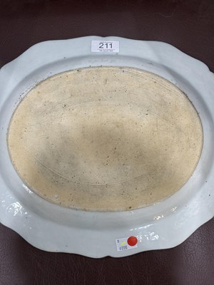 Lot 141 - A CHINESE FAMILLE ROSE MEAT DISH, QIANLONG PERIOD, CIRCA 1760