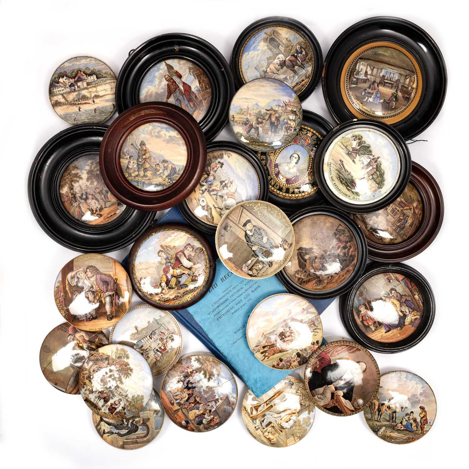 Lot 64 - A COLLECTION OF POT LIDS