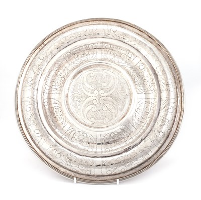 Lot 274 - AN SPANISH SILVER BOWL ON STAND