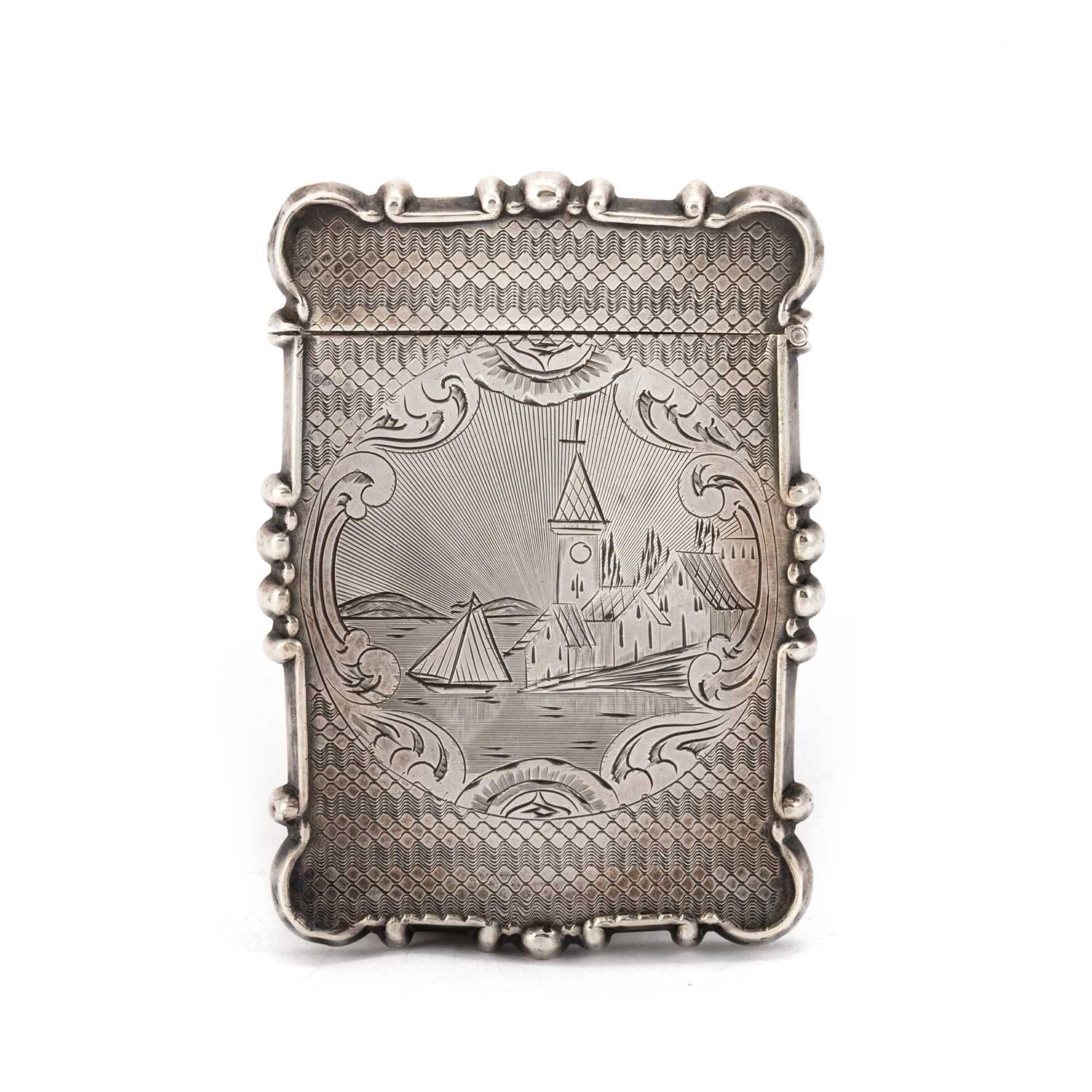 Lot 381 - A CARD CASE