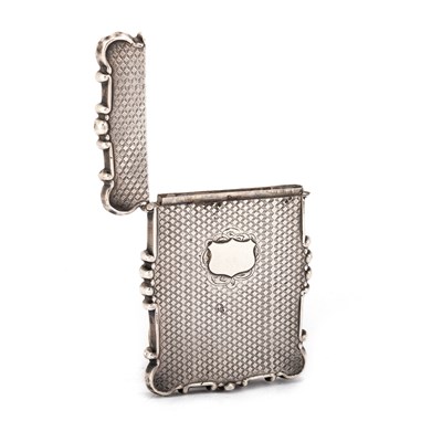 Lot 381 - A CARD CASE