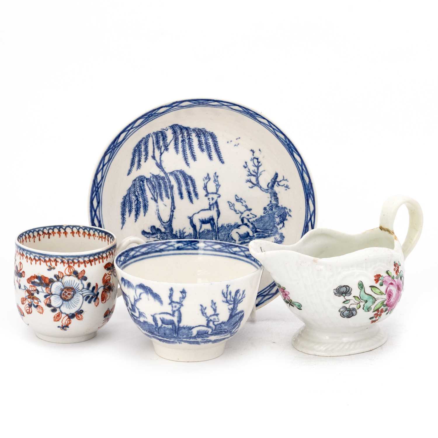 Lot 41 - A GROUP OF LIVERPOOL PORCELAIN