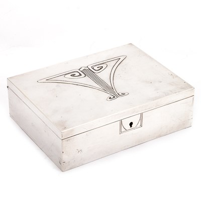 Lot 269 - A WMF SILVER-PLATED BOX