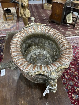 Lot 252 - A 19TH CENTURY CONTINENTAL WINE COOLER, PROBABLY DUTCH