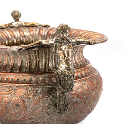 Lot 252 - A 19TH CENTURY CONTINENTAL WINE COOLER, PROBABLY DUTCH