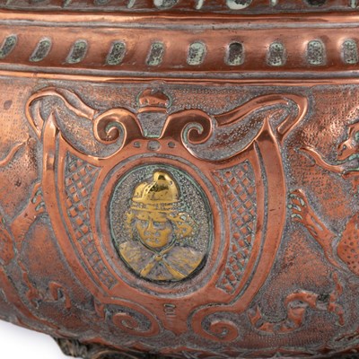 Lot 252 - A 19TH CENTURY CONTINENTAL WINE COOLER, PROBABLY DUTCH