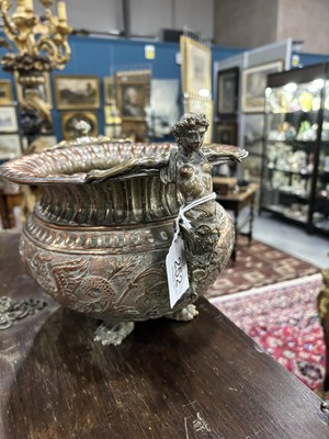 Lot 252 - A 19TH CENTURY CONTINENTAL WINE COOLER, PROBABLY DUTCH