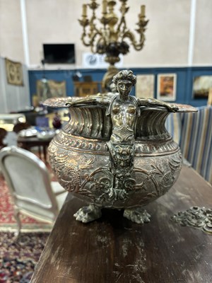 Lot 252 - A 19TH CENTURY CONTINENTAL WINE COOLER, PROBABLY DUTCH