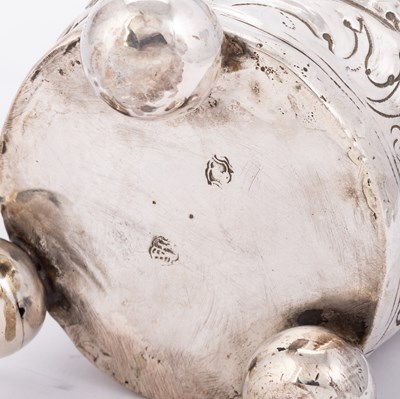 Lot 341 - A NORWEGIAN SILVER BEAKER, LATE 17TH CENTURY