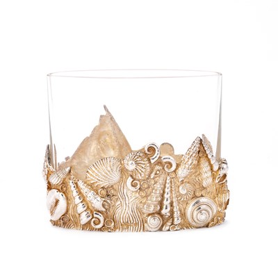 Lot 396 - A ELIZABETH II SILVER-MOUNTED VASE
