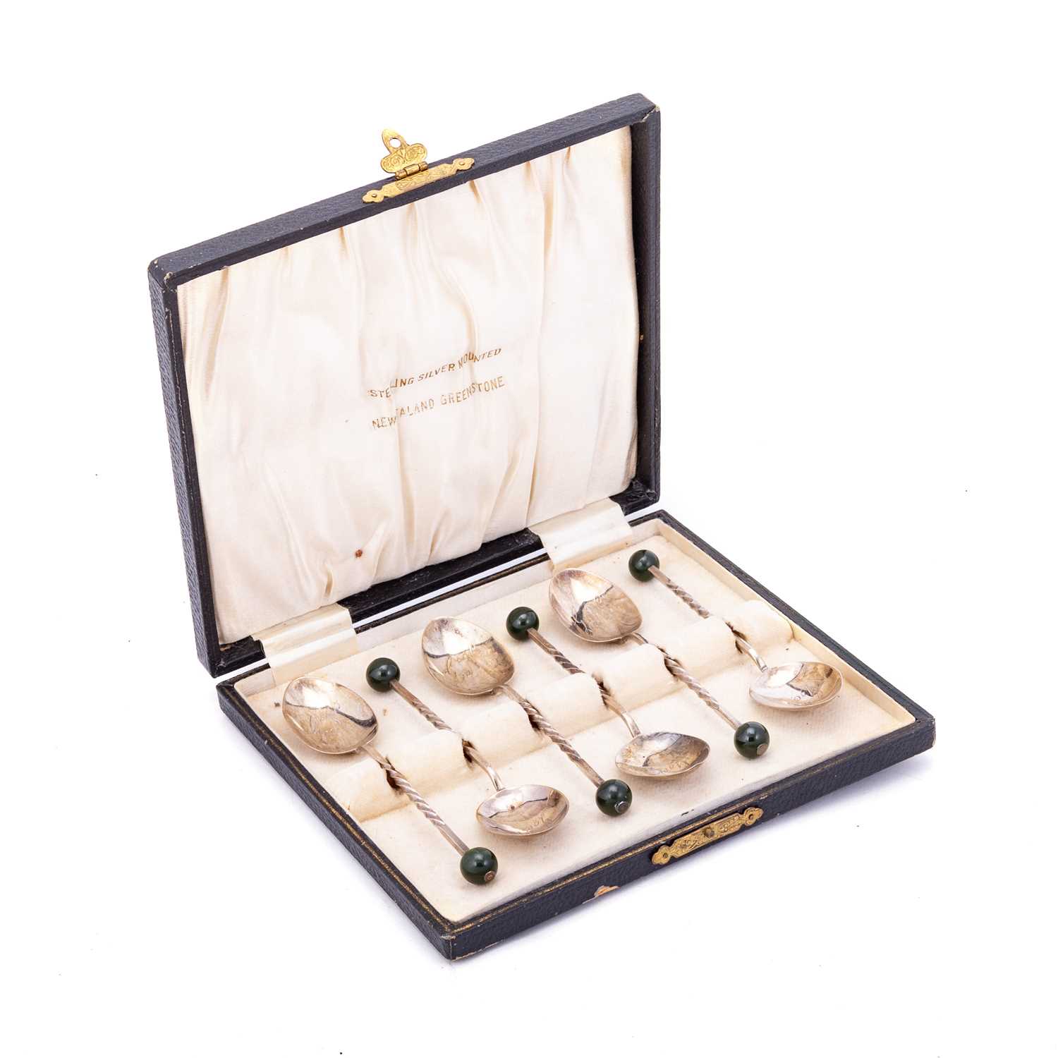Lot 293 - A SET OF SIX GEORGE V SILVER SPOONS