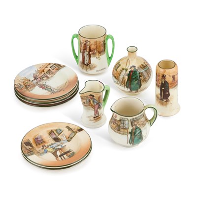 Lot 65 - A GROUP OF MINI ROYAL DOULTON DICKENS SERIES WARES
