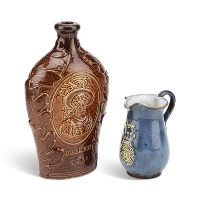 Lot 36 - A SALT-GLAZED FLASK