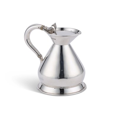Lot 500 - A LATE VICTORIAN SILVER HOT WATER JUG