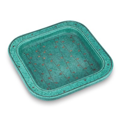 Lot 30 - WILHELM KÅGE (SWEDISH, 1889-1960) FOR GUSTAVSBERG, AN 'ARGENTA' DISH, CIRCA 1940S