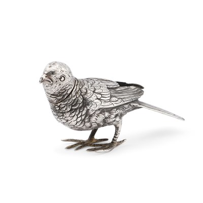 Lot 459 - A VICTORIAN SILVER NOVELTY SCENT BOTTLE