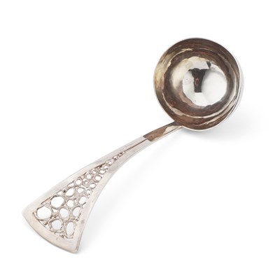 Lot 360 - AN ELIZABETH II SILVER LADLE