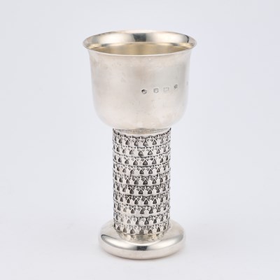 Lot 359 - AN ELIZABETH II SILVER GOBLET