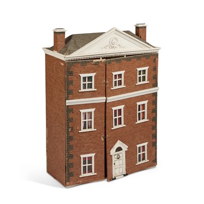 Lot 9 - A VINTAGE DOLLS HOUSE