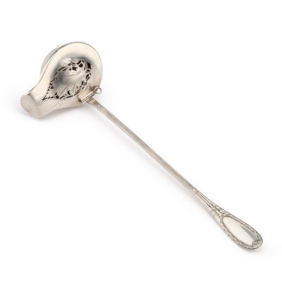 Lot 253 - A GERMAN SILVER LADLE