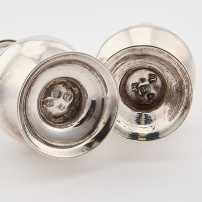 Lot 446 - TWO EARLY GEORGE III SILVER CASTERS