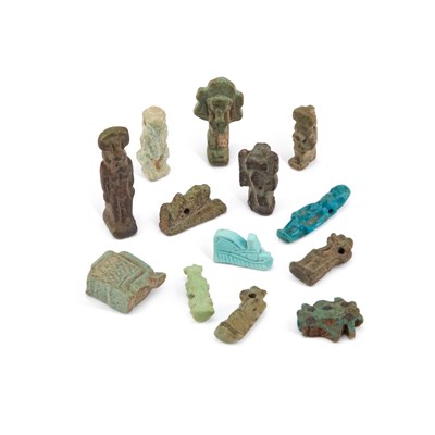 Lot 10 - A COLLECTION OF ANCIENT EGYPTIAN AMULETS